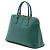 Borsa Prada Green Large Saffiano Lux Promenade Satchel Verde - vista 2