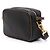 Borsa Camera Fendi Mini in pelle nera con patch Stamp 1974 Nero - vista 2