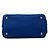 Borsa Tote Prada Blue Small Canvas Canapa Logo - vista 3