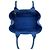 Borsa Tote Prada Blue Small Canvas Canapa Logo - vista 4