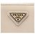 Borsa a spalla Prada Mini in pelle Spazzolato Beige - vista 5