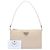Borsa a spalla Prada Mini in pelle Spazzolato Beige - vista 7