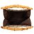Borsa Hobo Gucci in vitello beige borchiata con Bamboo - vista 4