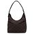Borsa a tracolla Gucci in nylon GG marrone Marrone scuro