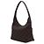 Borsa a tracolla Gucci in nylon GG marrone Marrone scuro - vista 2