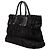 Borsa Tote Prada in Tessuto Gaufre nera Nero - vista 2