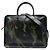 Prada Cartella Blue Saffiano Camouflage Print