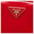 Borsa Prada Red Saffiano Vernice Pyramid Frame Rosso - vista 5