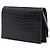 Saint Laurent Monogram Kate Kettenportemonnaie aus Krokoprägeleder in Schwarz - Ansicht 2