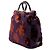 Borsa Tote Convertibile Prada in Velluto Jacquard Floreale Viola Porpora - vista 2