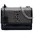 Saint Laurent Black Small Studded Calfskin Monogram Sunset Crossbody Nero
