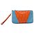 Clutch Miu Miu Matelassé in Nappa Bicolore Arancione