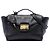 Borsa Satchel Prada Black Vitello Daino Soundlock Nero