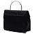 Borsa Prada in Tessuto nera con manico in metallo Nero - vista 2