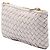 Bottega Veneta Pouch con tracolla in nappa Intrecciato bianca - vista 2