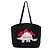 Prada Canapa Tote aus schwarzem Canvas mit Dinosaurier-Print