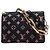 Louis Vuitton Black Bicolor Monogram Embossed Lambskin Coussin BB Nero