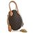 Borsa Egg Louis Vuitton in Monogram marrone e pelle di vitello - vista 2