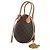 Borsa Egg Louis Vuitton in Monogram marrone e pelle di vitello - vista 3