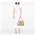 Louis Vuitton White Damier Azur Galliera PM Bianco - vista 8