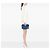 Clutch Prada Blue Saffiano Cruise Ship Voyage Blu scuro - vista 6