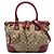 Borsa Satchel Gucci Beige GG Canvas Sukey