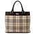 Borsa Tote Burberry Beige House Check Canvas
