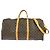 Louis Vuitton Keepall Bandoulière Monogram 60 Marrone