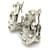 Orecchini a clip Chanel Silver Argento  - vista 3
