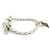 Bracciale Friendship Charm Louis Vuitton Marrone Argento D'oro Bianco sporco - vista 2