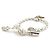 Bracciale Friendship Charm Louis Vuitton Marrone Argento D'oro Bianco sporco - vista 3