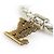 Bracciale Friendship Charm Louis Vuitton Marrone Argento D'oro Bianco sporco - vista 6