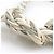 Bracciale Friendship Charm Louis Vuitton Marrone Argento D'oro Bianco sporco - vista 9