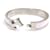 Hermès Brazalete Hermes Click H Metal Esmalte Blanco Plata Mujer  - vista 5