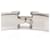 Hermès Brazalete Hermes Click H Metal Esmalte Blanco Plata Mujer  - vista 9