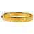 Bracciale Rigido in Metallo Dorato Louis Vuitton D'oro