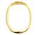 Bracciale Rigido in Metallo Dorato Louis Vuitton D'oro - vista 5