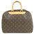 Borsa a mano Vanity Bowling Monogram Louis Vuitton Marrone - vista 2
