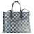 Onthego Borsa Louis Vuitton Monogram Jacquard Denim Blu Blu navy