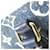 Onthego Borsa Louis Vuitton Monogram Jacquard Denim Blu Blu navy - vista 4