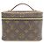 Louis Vuitton Monogram Nice Mini Handtasche Braun