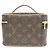 Louis Vuitton Monogram Nice Mini Handtasche Braun - Ansicht 2