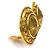 Orecchini a clip Chanel Gold D'oro - vista 2