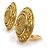 Orecchini a clip Chanel Gold D'oro - vista 3