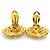 Orecchini a clip Chanel Gold D'oro - vista 5