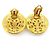 Orecchini a clip Chanel Gold D'oro - vista 6