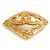 Spilla in metallo dorato Chanel D'oro - vista 2