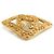 Spilla in metallo dorato Chanel D'oro - vista 3