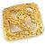 Spilla in metallo dorato Chanel D'oro - vista 4
