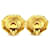 Orecchini a clip Chanel rosso scuro e oro D'oro Bordò - vista 5